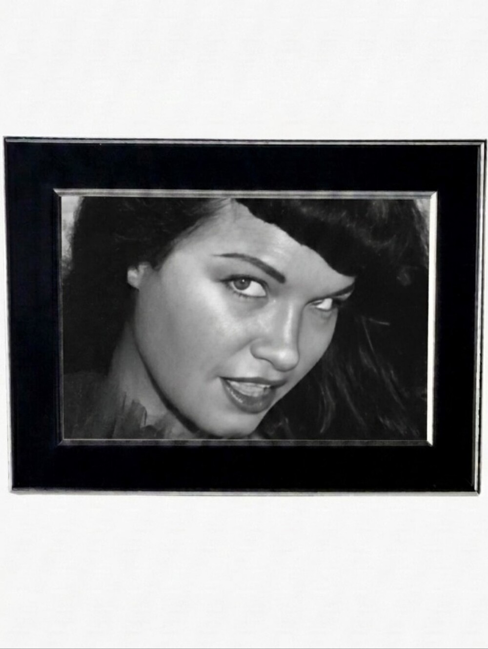 Bettie Page Art Pin Up Photo Rockabilly Punk Beauty Classic Icon Hollywood